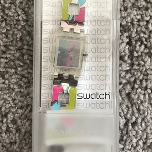 BRAND NEW SWATCH WATCH. NEVER TAKEN OUT OF BOX